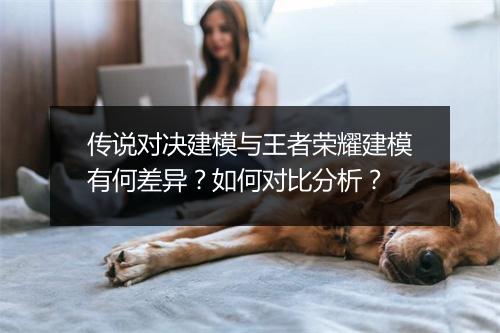 传说对决建模与王者荣耀建模有何差异？如何对比分析？
