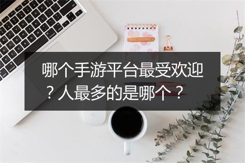 哪个手游平台最受欢迎?人最多的是哪个?
