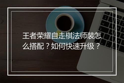 王者荣耀自走棋法师装怎么搭配?如何快速升级?