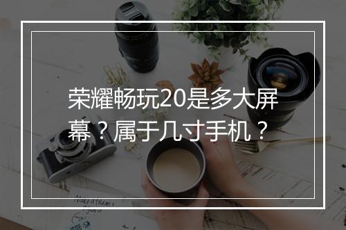 荣耀畅玩20是多大屏幕？属于几寸手机？